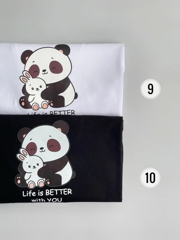 تیشرت نخ پنبه پاندا 1152