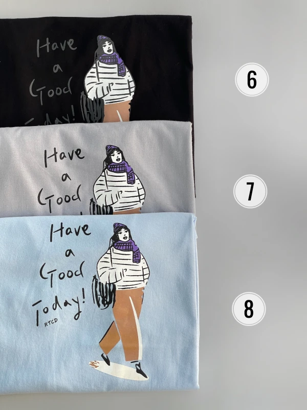 تیشرت نخ پنبه دختر  1162