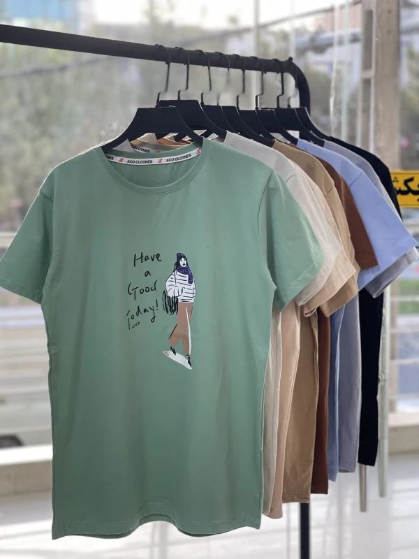 تیشرت نخ پنبه دختر  1162