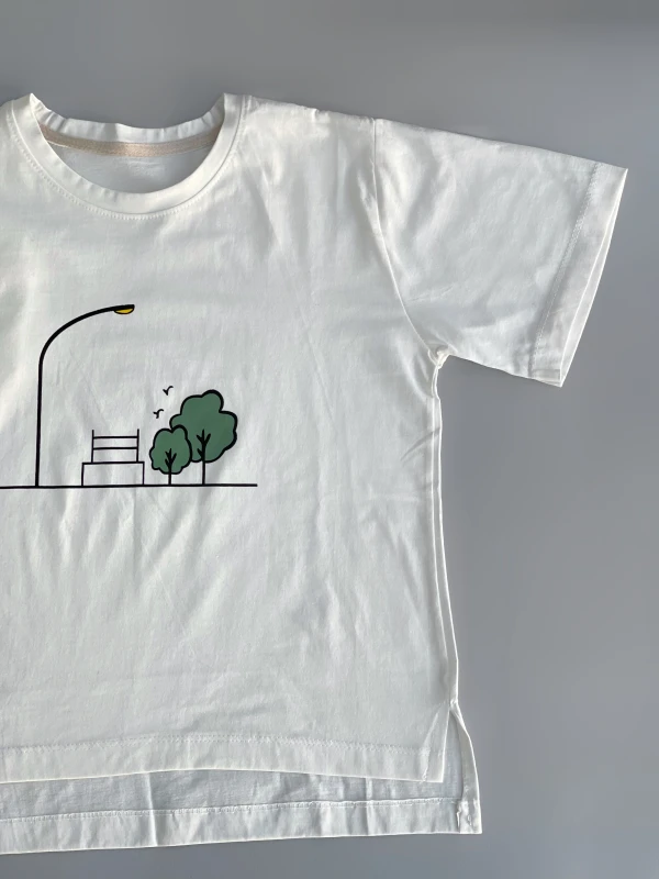 ست تیشرت شورتک نخ پنبه درخت 1171
