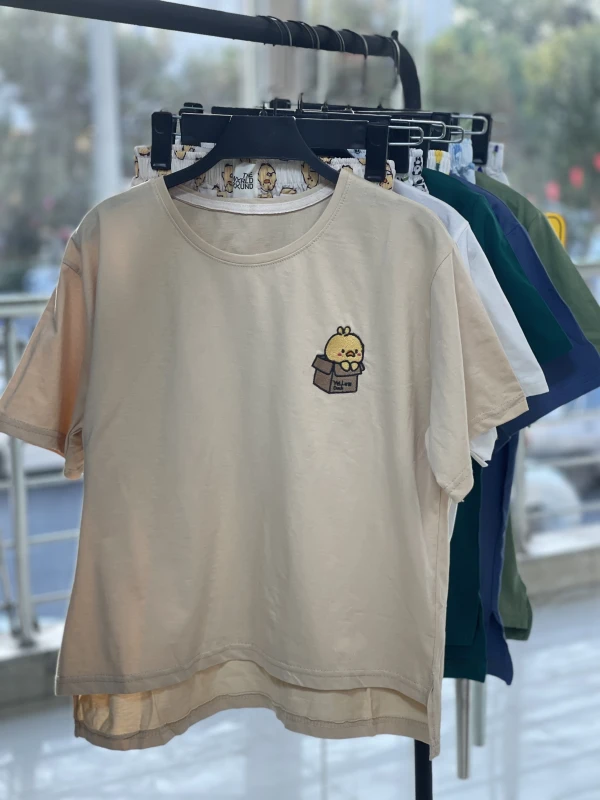 ست تیشرت شورتک طرح میکس 1171