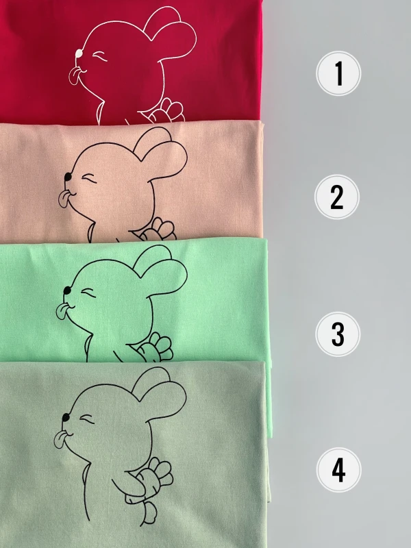 تیشرت نخ پنبه خرگوش 1178