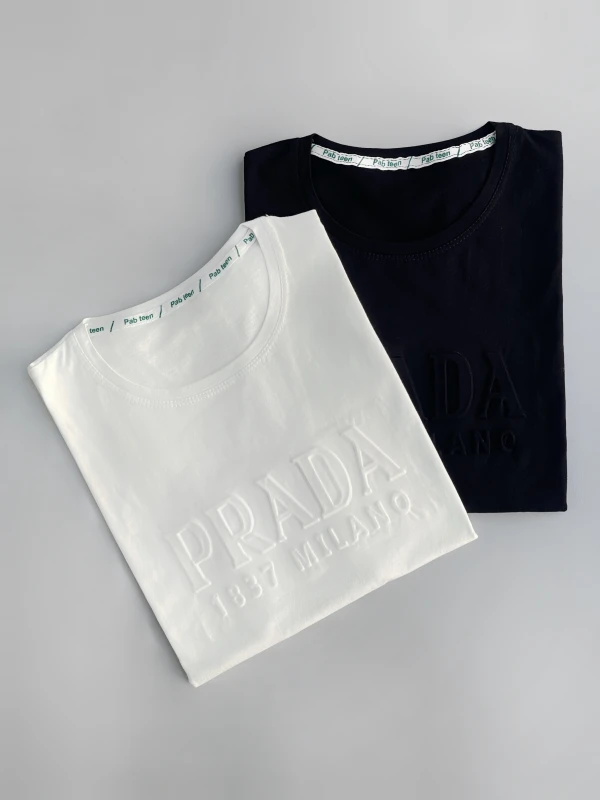 تیشرت نخ پنبه  تکست دار 1179