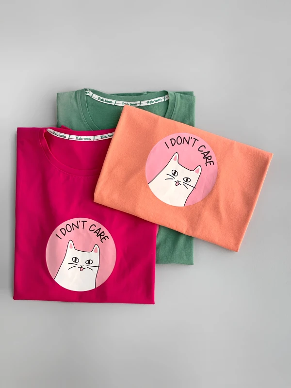 تیشرت نخ پنبه گربه 1188