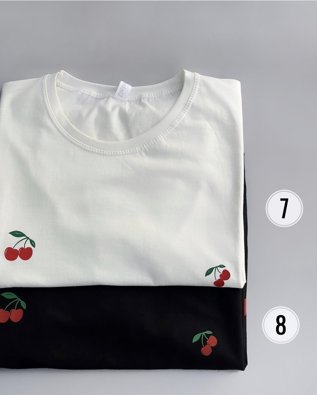 تیشرت نخ پنبه گیلاسی