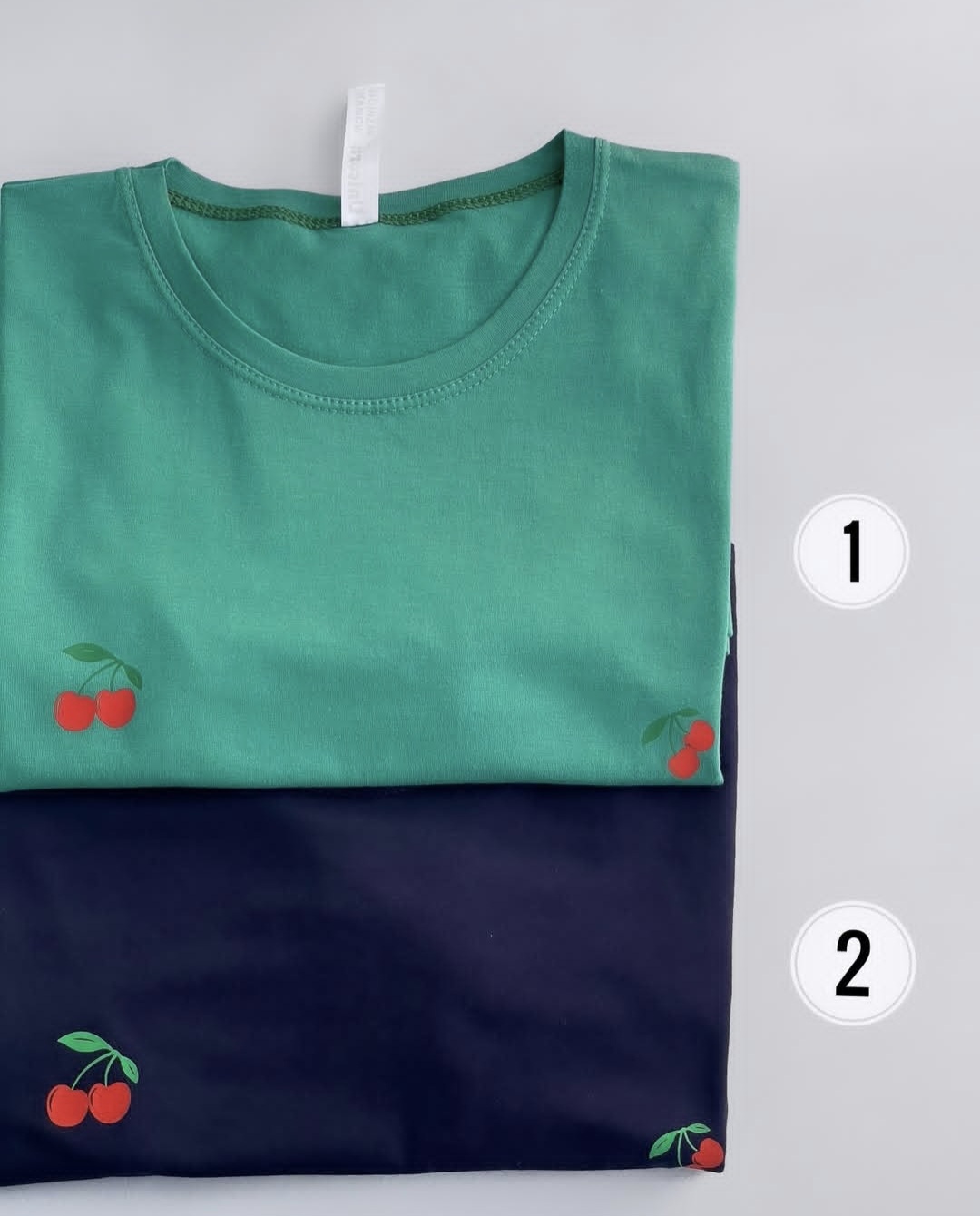 تیشرت نخ پنبه گیلاسی