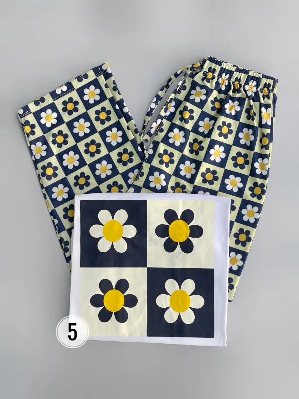 ست تیشرت شلوار طرح میکس 1191