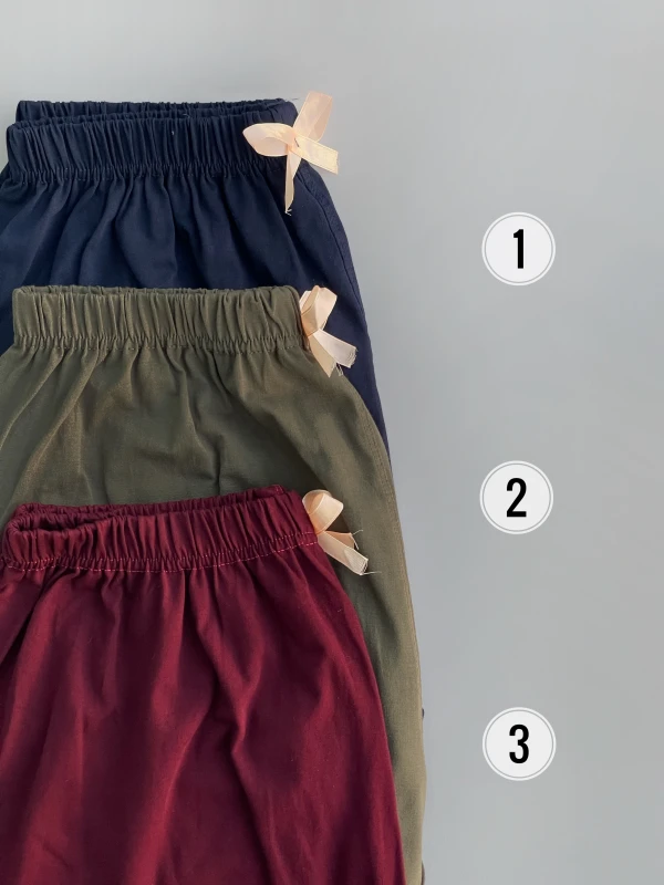 شلوار نخ پنبه ساده 1193