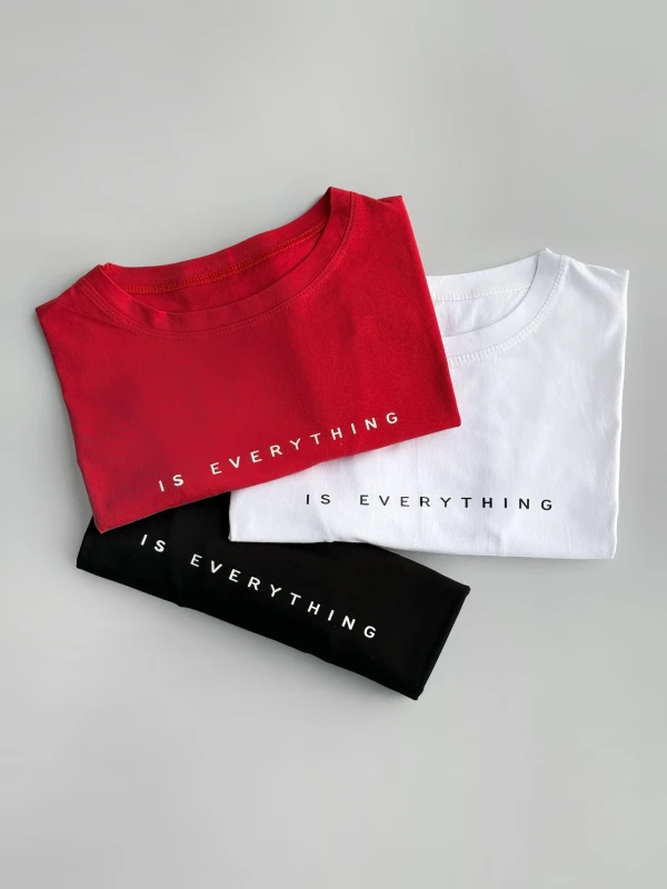 تیشرت نخ پنبه تکست دار 1195