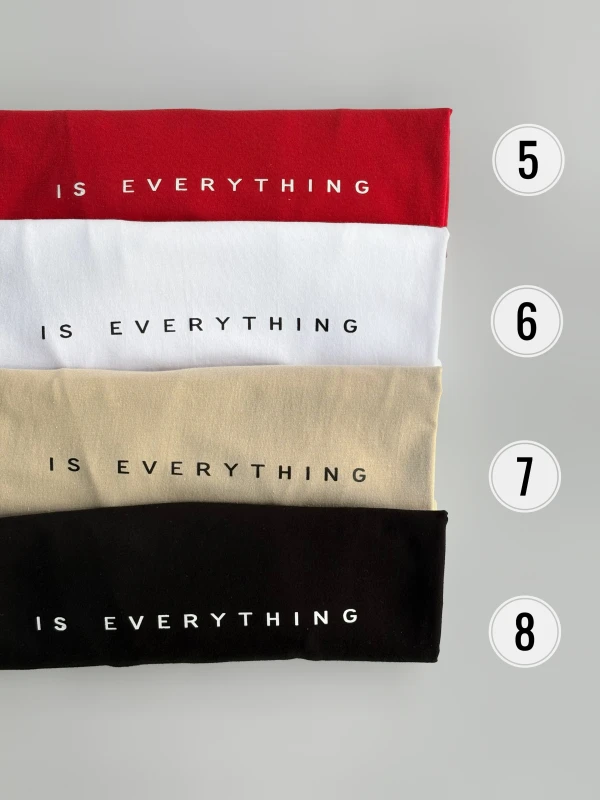 تیشرت نخ پنبه تکست دار 1195