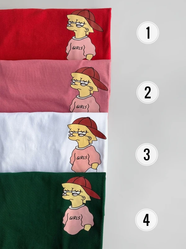 تیشرت نخ پنبه عروسکی 1194