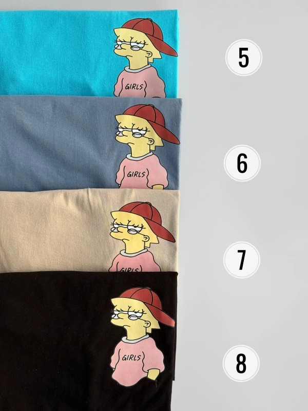 تیشرت نخ پنبه عروسکی 1194