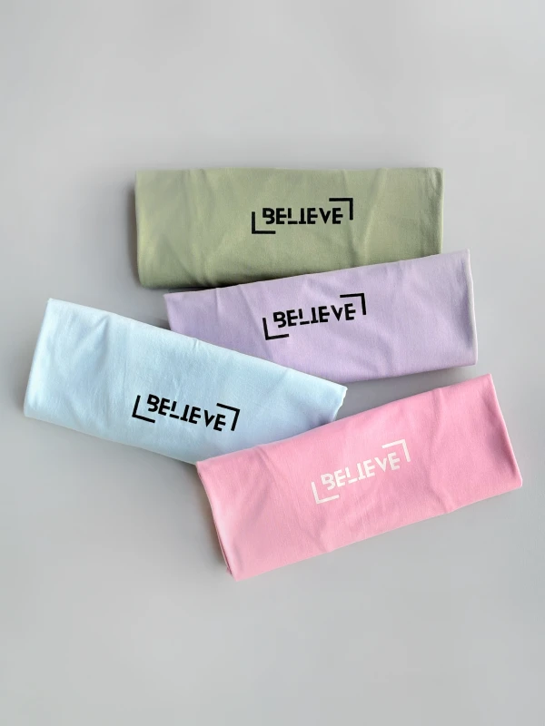 تیشرت نخ پنبه believe 1197