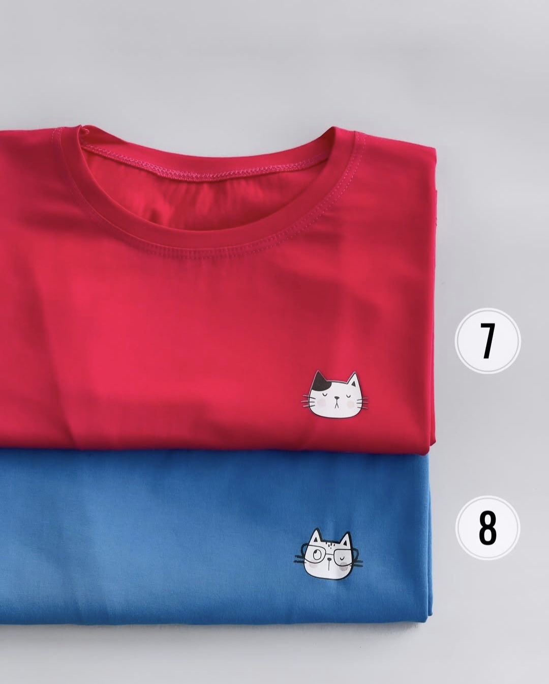 تیشرت نخ پنبه گربه عینکی