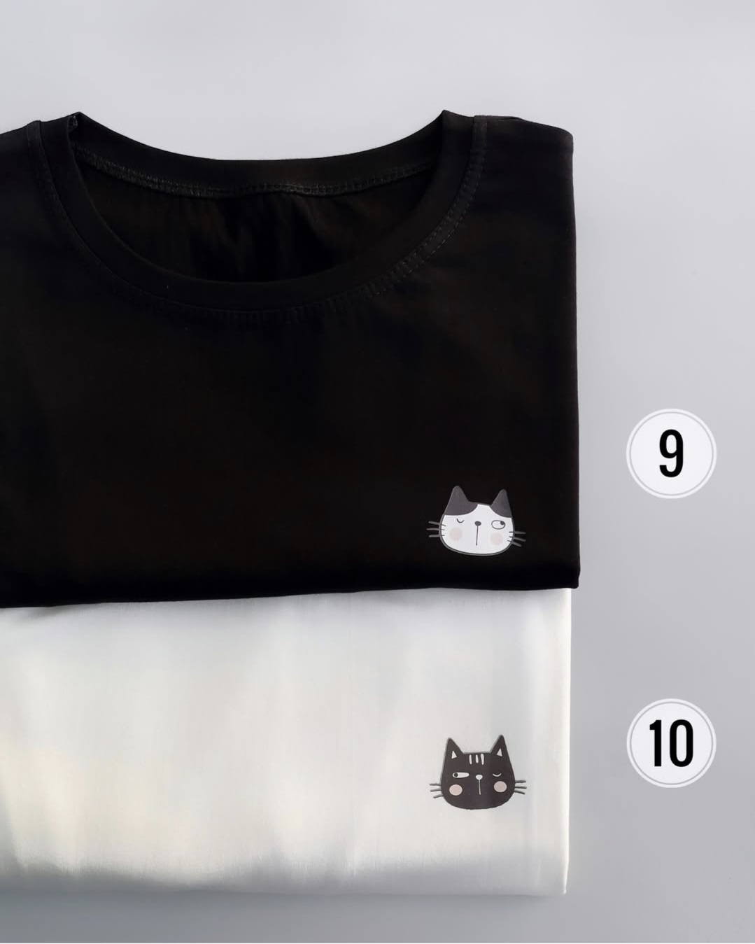 تیشرت نخ پنبه گربه عینکی