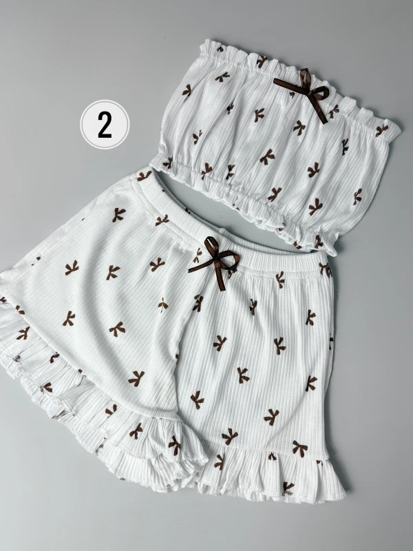 ست نیم تنه شورتک کبریتی 1200