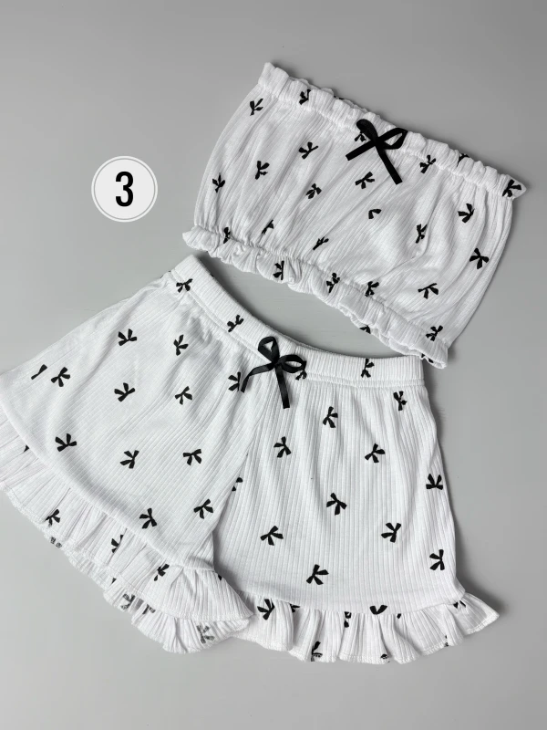 ست نیم تنه شورتک کبریتی 1200