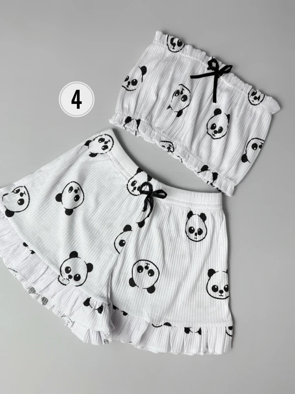 ست نیم تنه شورتک کبریتی 1200