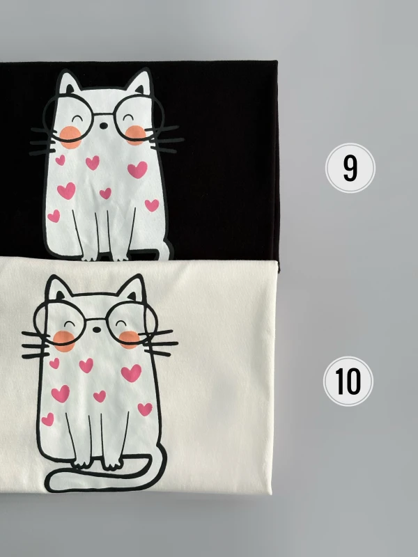 تیشرت نخ پنبه گربه 1202