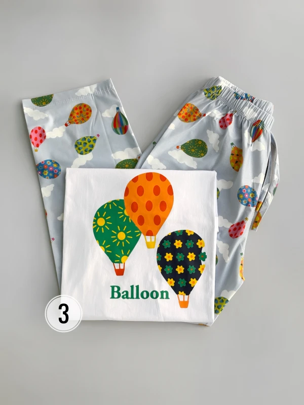 ست تیشرت شلوار طرح میکس 1203