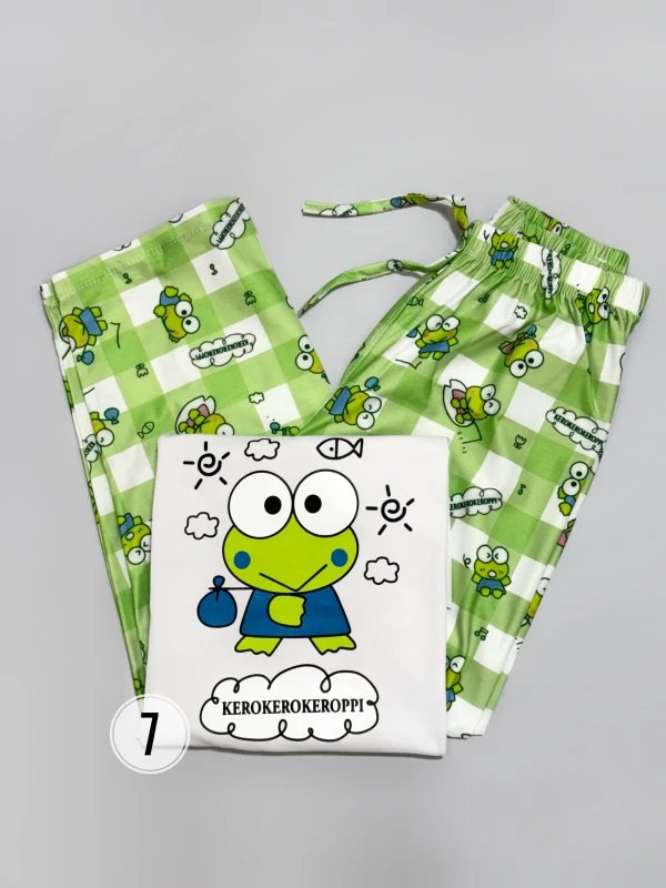 ست تیشرت شلوار طرح میکس 1203