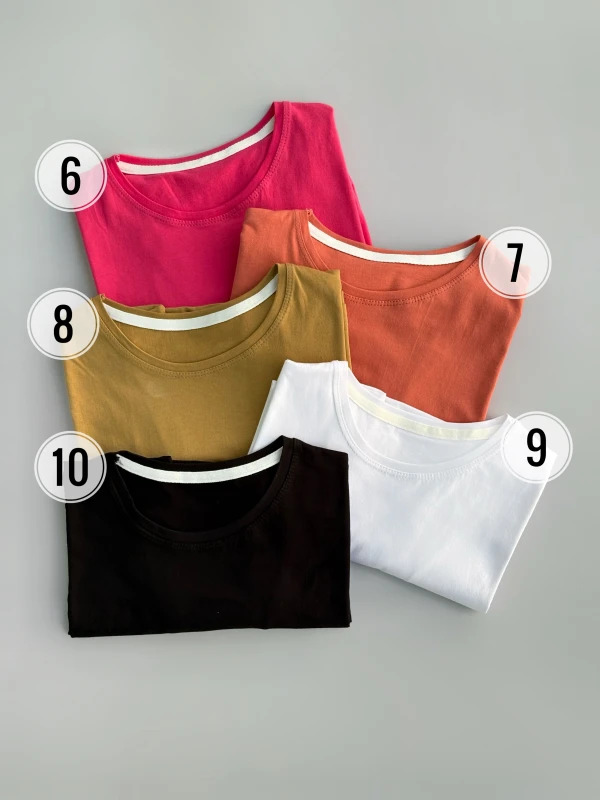 تیشرت نخ پنبه بیسیک 1205