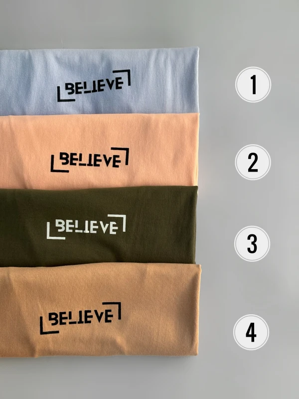 تیشرت نخ پنبه believe 1218