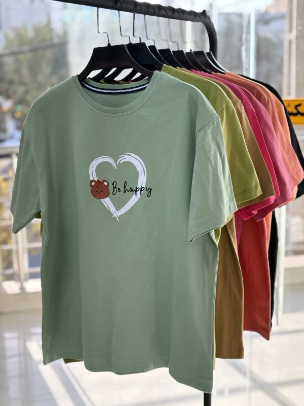 تیشرت نخ پنبه خرس لاو 1237