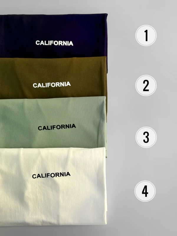 تیشرت نخ پنبه تکست دار 1242