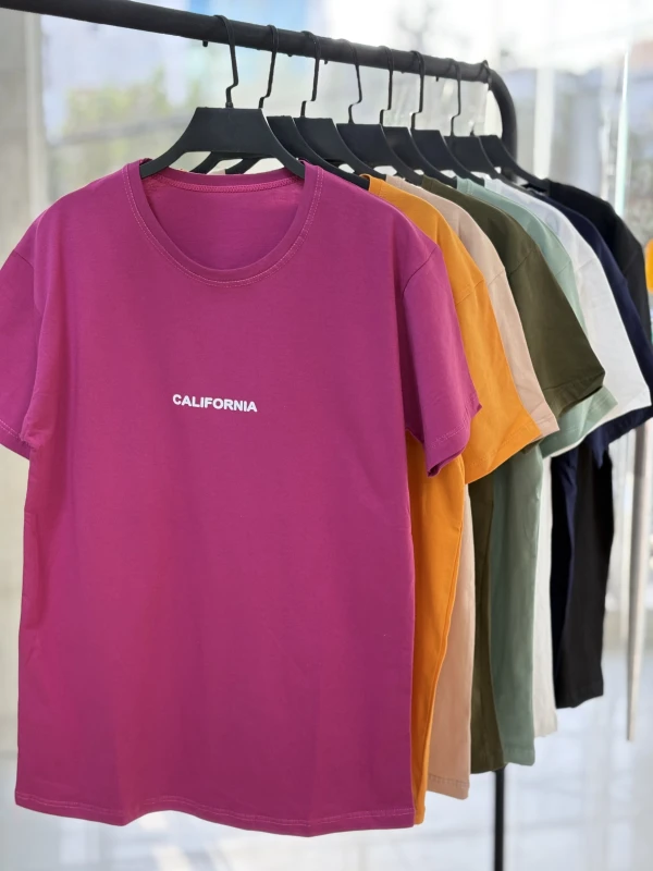 تیشرت نخ پنبه تکست دار 1242