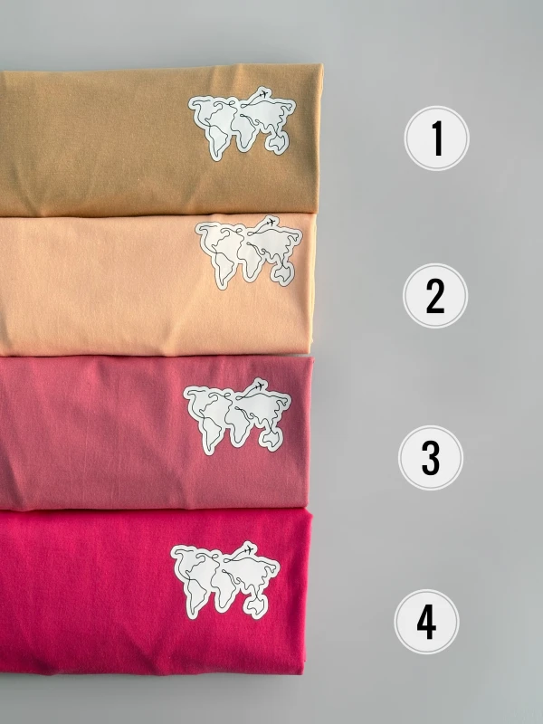 تیشرت نخ پنبه نقشه 1245