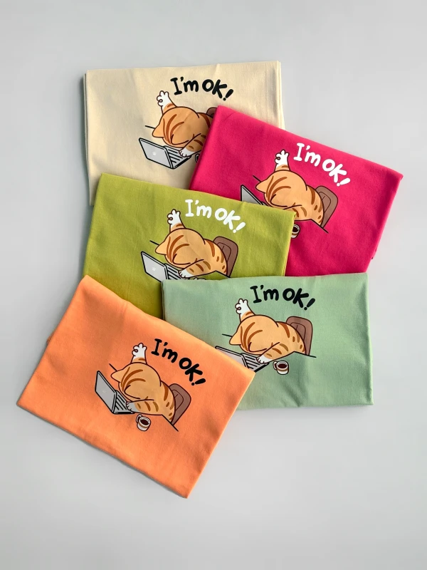 تیشزت نخ پنبه گربه 1246