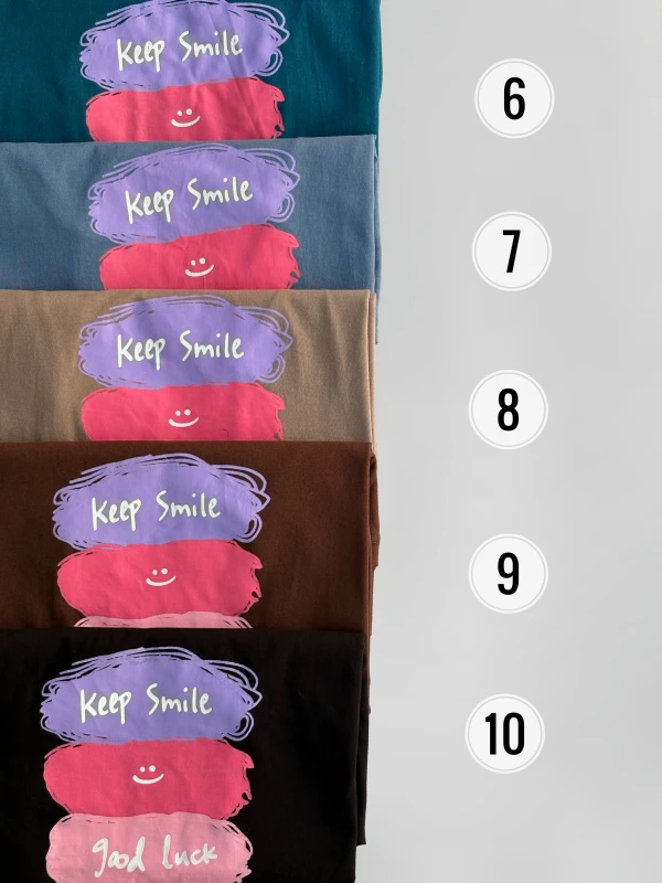 تیشرت نخ پنبه smile 1258