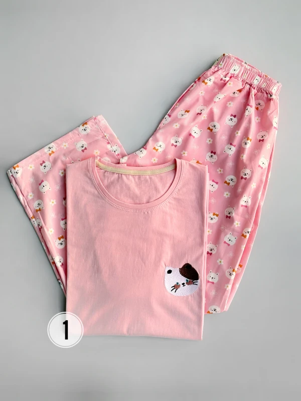 ست تیشرت شلوار لانگ 1259