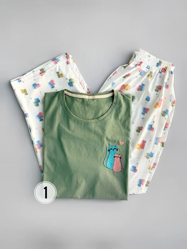 ست تیشرت شلوار لانگ 1263