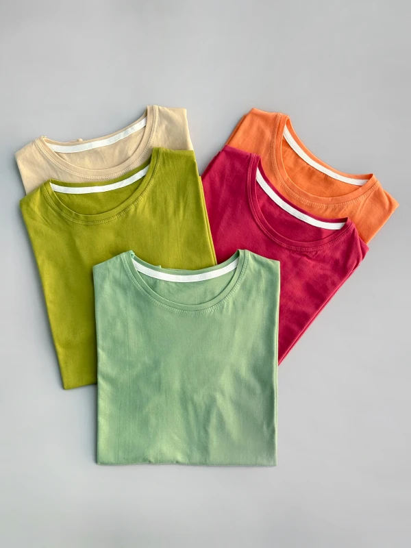 تیشرت نخ پنبه بیسیک 1266