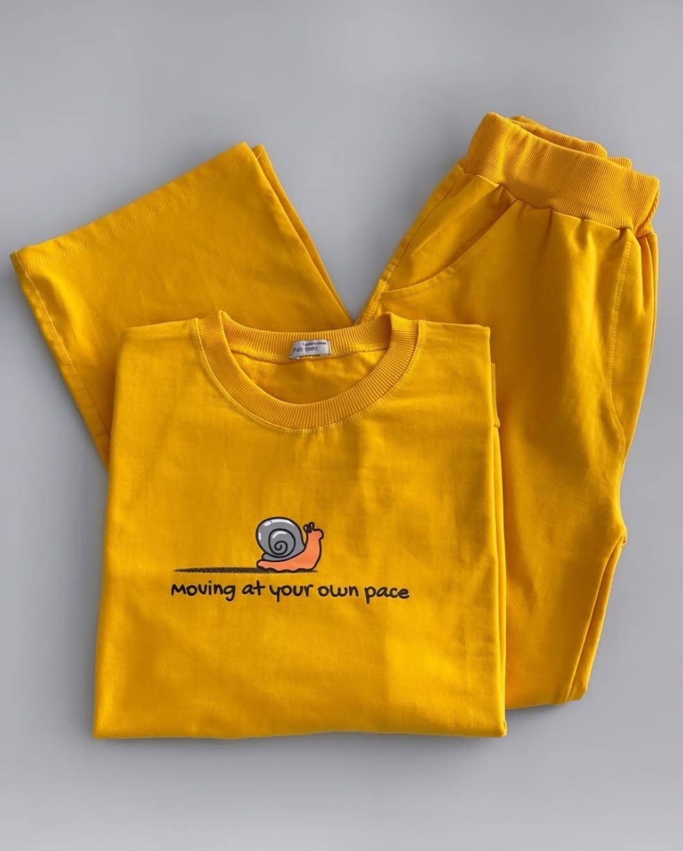 ست دورس و شلوار نیم بگ