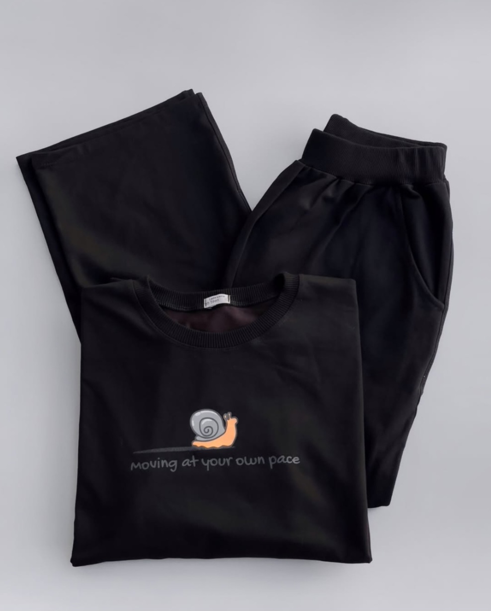 ست دورس و شلوار نیم بگ