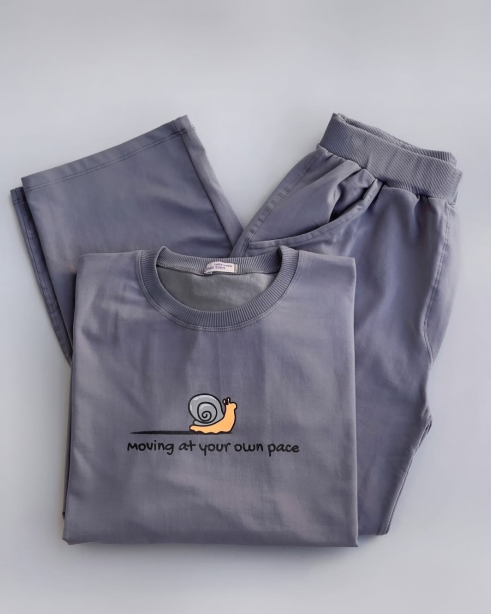 ست دورس و شلوار نیم بگ