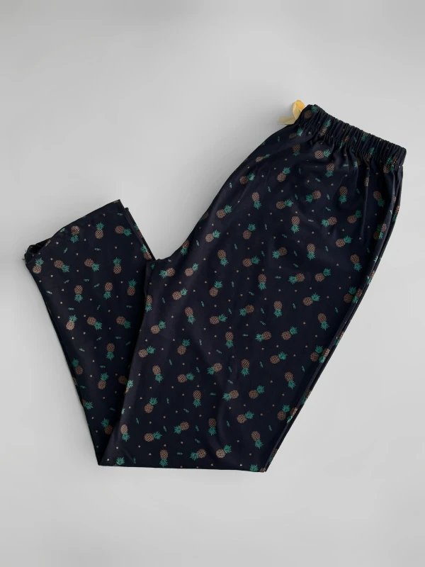 شلوار نخ پنبه طرح میکس 1273