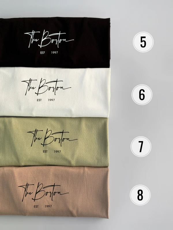 تیشرت نخ پنبه تکست دار 1274