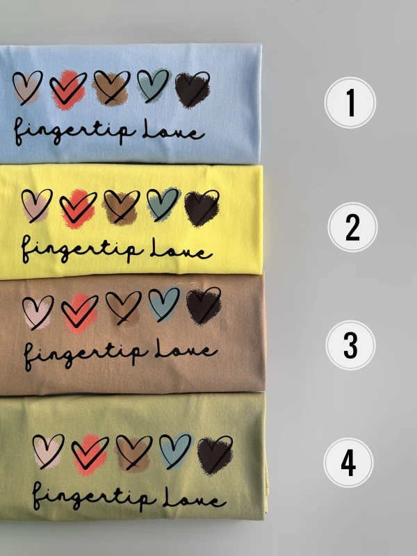 تیشرت نخ پنبه قلب 1275