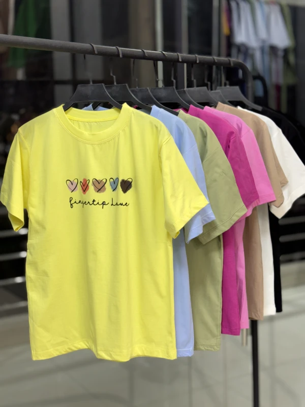 تیشرت نخ پنبه قلب 1275