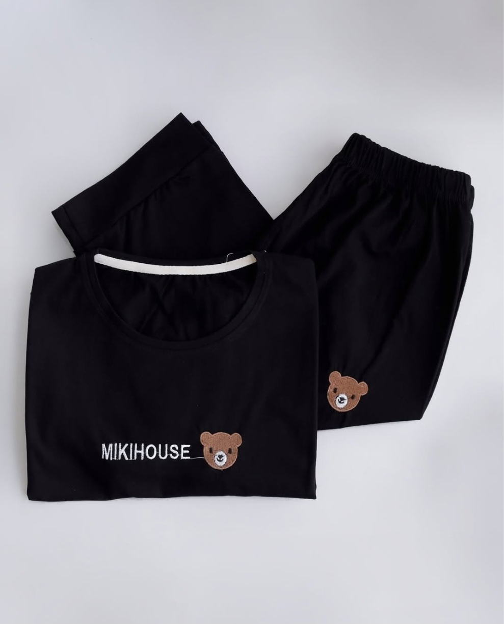 ست تیشرت شلوارک تدی گلدوزی