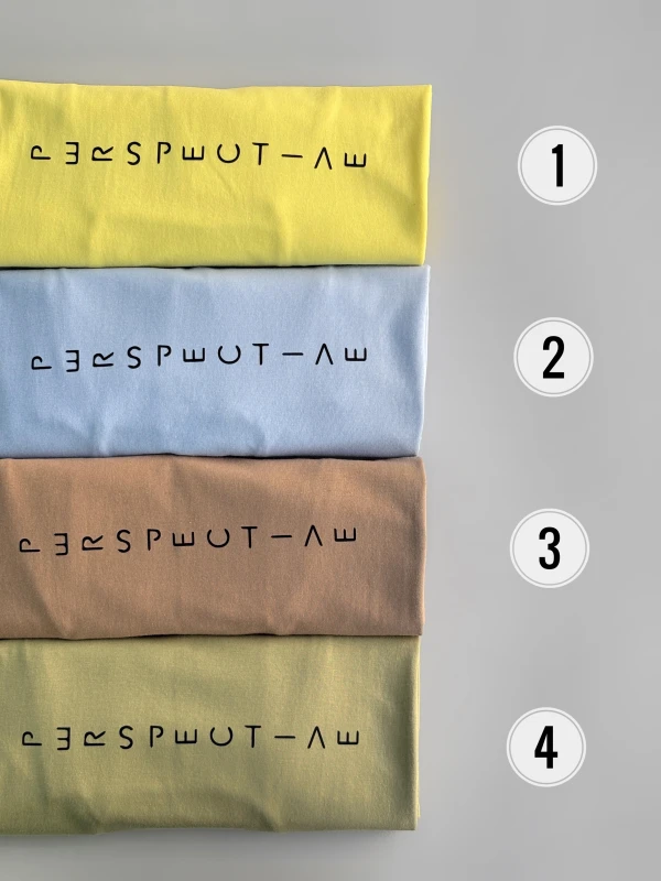 تیشرت نخ پنبه تکست دار 1277