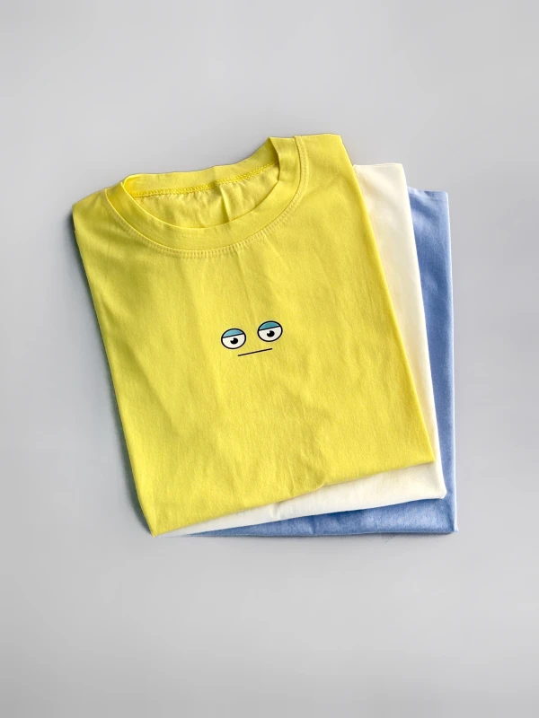 تیشرت نخ پنبه استیکر 1278