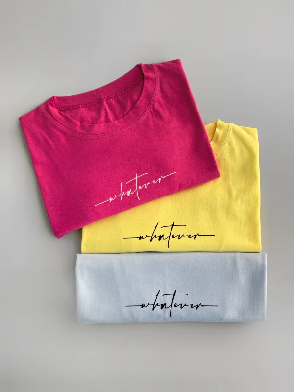 تیشرت نخ پنبه تکست دار 1287