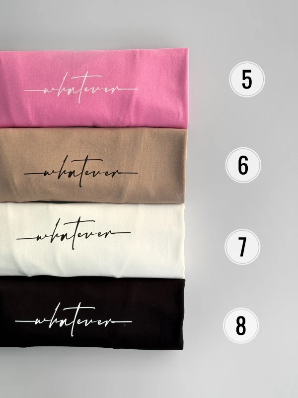 تیشرت نخ پنبه تکست دار 1287