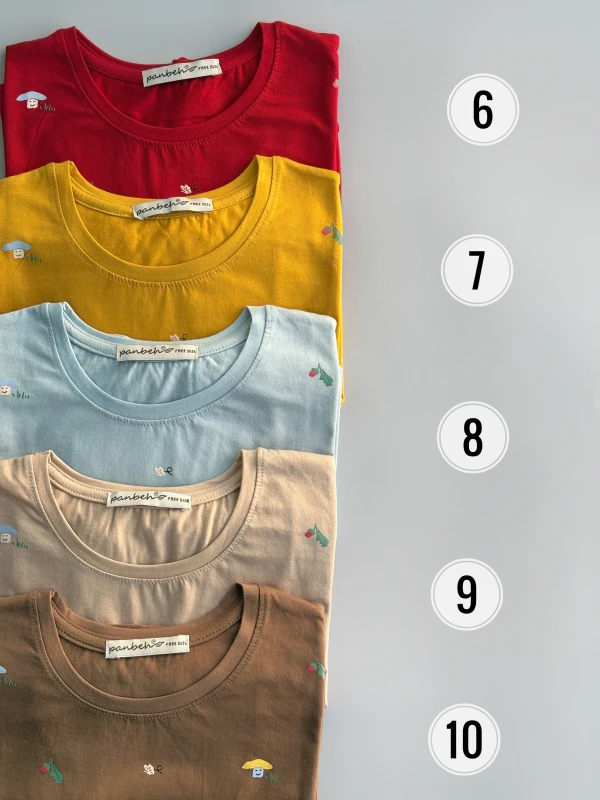 تیشرت نخ پنبه تمام چاپ 1289