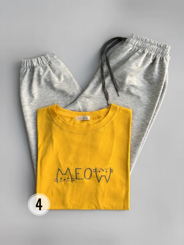 ست تیشرت شلوار گلدوزی 1288